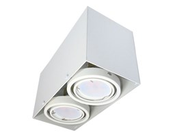 BLOCCO oprawa natynkowa 2 x 7W GU10 LED nowoczesna biała prosta plafon MILAGRO ML478