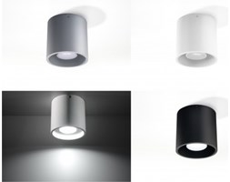 Lampa TUBA natynkowa SL.0016 biała, czarna, szara