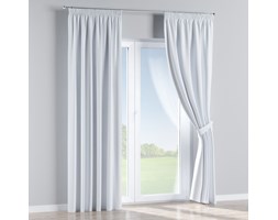 Dekoria Zasłona zaciemniająca na taśmie 1 szt., szaro-biały, 1szt 140 × 260 cm, Blackout - zaciemniające