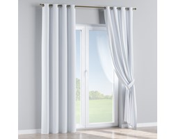 Dekoria Zasłona zaciemniająca na kółkach 1 szt., szaro-biały, 1szt 140 × 260 cm, Blackout - zaciemniające