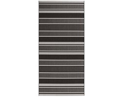 Czarnoszary chodnik odpowiedni na zewnątrz Bougari Strap, 80x200 cm