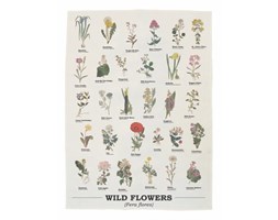 Ścierka bawełniana Gift Republic Wild Flowers, 50 x 70 cm