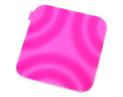 Różowa silikonowa łapka kuchenna Vialli Design