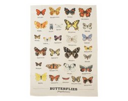 Ścierka bawełniana Gift Republic Multi Butterflies, 50 x 70 cm