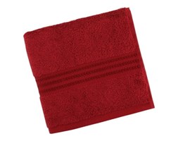Czerwony bawełniany ręcznik Rainbow Red, 70x140 cm