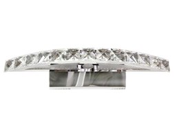 Kinkiet LAMPA ścienna ARANDE 20-32683 Candellux metalowa OPRAWA glamour LED 8W 6200-6500K kryształki crystal chrom przezroczysta