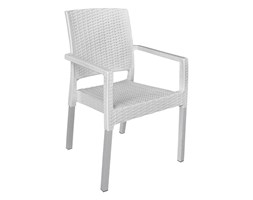 MEGA PLAST krzesło MP692 RATAN LUX, białe# Darmowa dostawa od 300zł tylko do 07.08.2019!