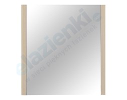Lustro Antado Edith jasne drewno 60cm ED-7L-80x80-35