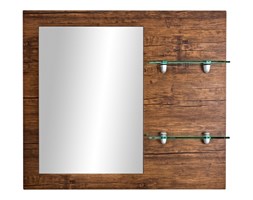 Lustro z półkami uniwersalne Antado Sycylia 91cm stare drewno KTS-L1-80x91-50
