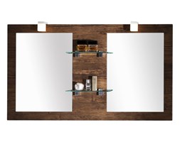 Lustro z półkami Antado Sycylia 136cm stare drewno KTS-L2-80x136-50