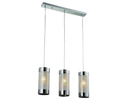 LAMPA wisząca MONTE 3 LP-1305/3P Light Prestige tuby OPRAWA metalowa listwa zwis glamour chrom przezroczyste