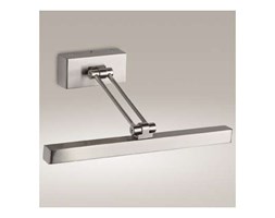 Kinkiet LAMPA ścienna ROMA QUADRO W0097 Maxlight galeryjka OPRAWA listwa nad lustro regulowana nikiel satynowany