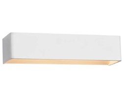 Kinkiet LAMPA ścienna TOMMY MB13006051 12A Italux metalowa OPRAWA przyścienna LED 12W 3000K straight prostokątna biała