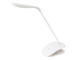Lampka biurkowa PLATINET 43387 Elastyczna z Klipsem 3.5W Biały