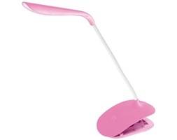 Lampka biurkowa PLATINET 43388 Elastyczna z Klipszem 3.5W Różowy