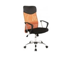 Fotel obrotowy Q-025 pomarańczowy