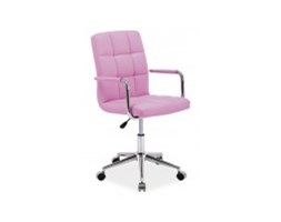 Fotel Obrotowy Q-022 różowy
