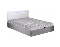 Łóżko tapicerowane LED Olivier 160x200 z pojemnikiem