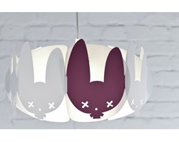 Lampa BUXY biały- oberżyna