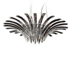 Żyrandol LAMPA glamour KRISTAL 3960/12P Maxlight dekoracyjna OPRAWA designerska wisząca chrom