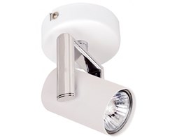 Reflektorek LAMPA sufitowa BLAND FH31711B WPLUSCH Italux metalowa OPRAWA tuba ścienna KINKIET biały