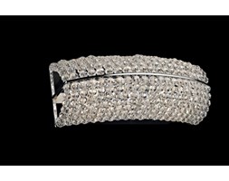 Przyścienna LAMPA kryształowa PAJERO MB12016-2A Italux ścienna OPRAWA kinkiet glamour crystal przezroczysty