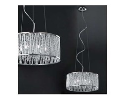 Glamour LAMPA halogenowa VANESSA P0282-06R-F4QL Italux wisząca OPRAWA kryształkowy ŻYRANDOL crystal chrom przezroczysty