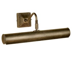 Kinkiet LAMPA ścienna PICTURE LIGHTS PL1/20 BLK/GLD Elstead metalowa OPRAWA nad obraz czarna złota