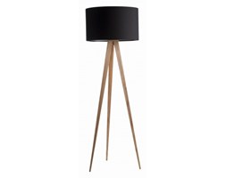 LAMPA PODŁOGOWA TRIPOD WOOD CZARNA - ZUIVER