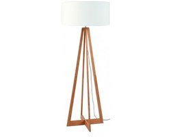 LAMPA PODŁOGOWA EVEREST BAMBUS 4-NOŻNA 127CM/ABAŻUR 60X30CM, LNIANY BIAŁY