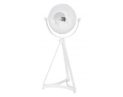LAMPA STOŁOWA BLOWN METALOWA BIAŁA