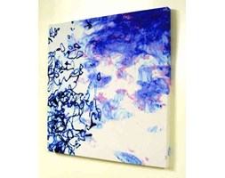 Niebieskie Zafalowanie Mini Canvas
