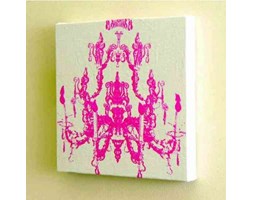 Różowy Kandelabr Mini Canvas
