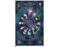 Doctor Who Kalendarz Gallifreyan - plakat