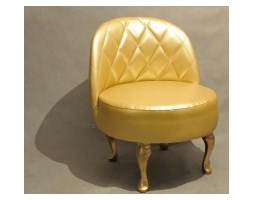 Happy Barok: Fotel KARO GOLD LEATHER