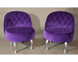 Happy Barok: Fotel KARO VIOLET