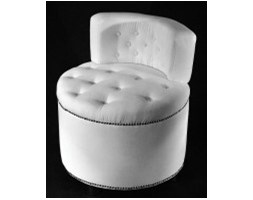 Happy Barok: Fotel BAROQUE White 55
