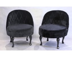 Happy Barok: Fotel KARO BLACK