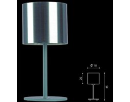Lampka biurkowa Bach szary/alu Ramko
