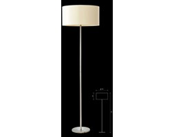 Lampa podłogowa Bach nikiel/ecru Ramko