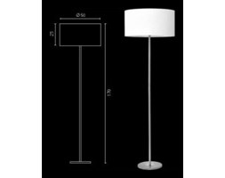 Lampa podłogowa Rondo Plisa Ramko