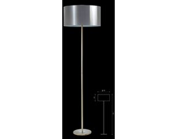 Lampa podłogowa Bach szary/alu Ramko