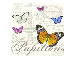 Serwetki deserowe 20 szt. Nuova R2S Napkins motyle kod: 414 PAPI