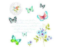Serwetki deserowe 20 szt. Nuova R2S Napkins motyle kod: 414 SPBU