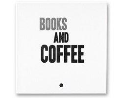 Płótno BOOKS & COFFEE