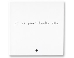 Płótno IT IS YOUR LUCKY DAY