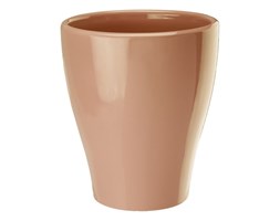 Osłonka ceramiczna do storczyka, jasno brązowa