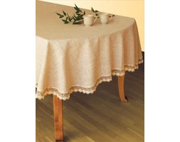 Obrus Greno Teflonowany 110x160 lniany