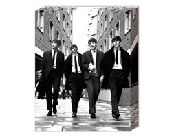 The Beatles w Londynie - obraz na płótnie