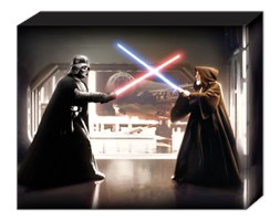 Gwiezdne Wojny Vader kontra Obi Wan - obraz na płótnie